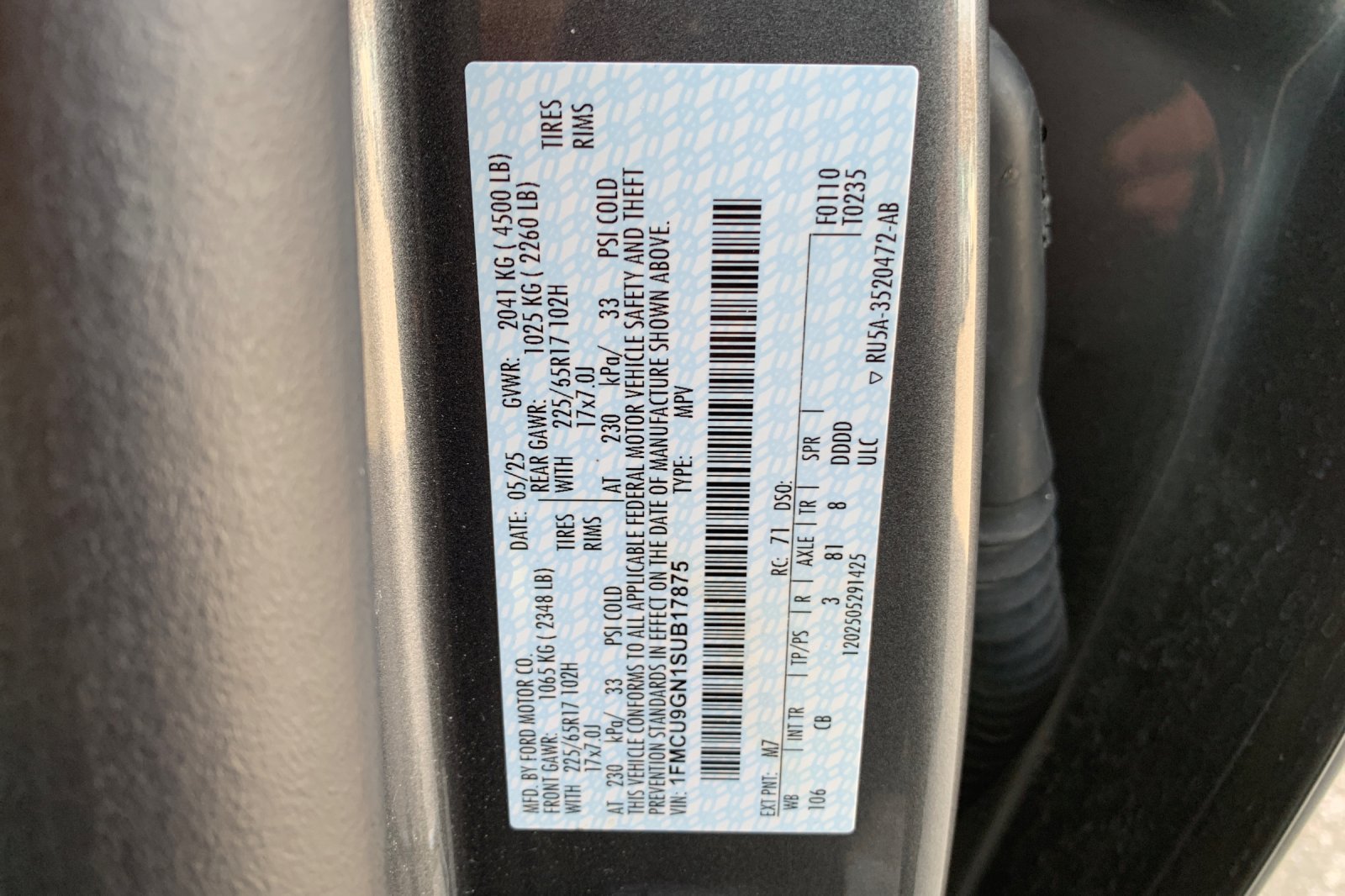 Used 2025 Ford Escape Active AWD/4WD image 45