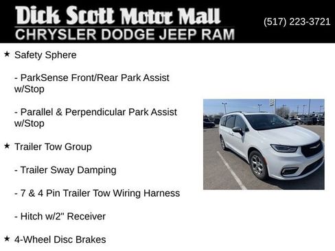 Used 2023 Chrysler Pacifica Limited w/ Trailer Tow Group AWD/4WD image 4