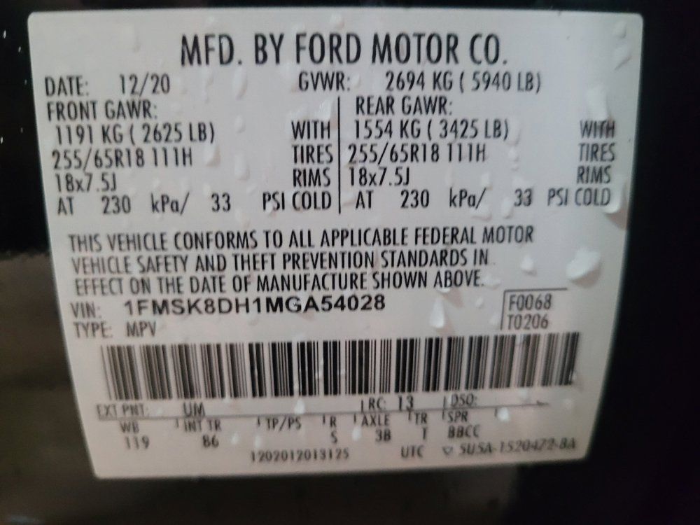 Used 2021 Ford Explorer XLT AWD/4WD image 33