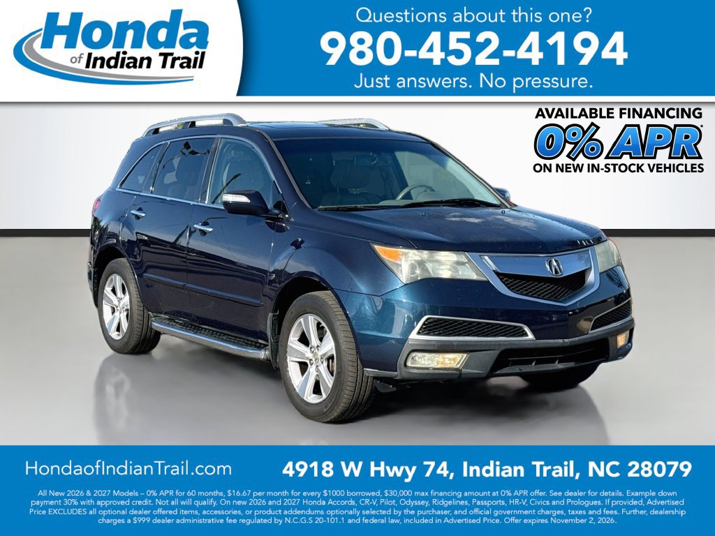 Used 2013 Acura MDX AWD/4WD 360° Tour
