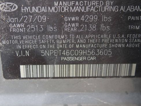 Used 2009 Hyundai Sonata GLS w/ Popular Equipment Pkg 2 FWD image 11