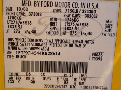 Used 2004 Ford F150 4x4 SuperCab image 41