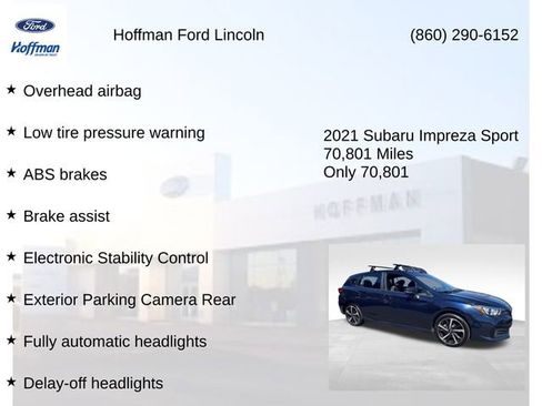 Used 2021 Subaru Impreza 2.0i Sport AWD/4WD image 20