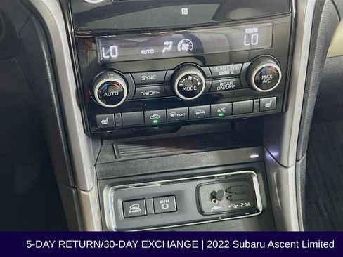 Used 2022 Subaru Ascent Limited w/ Technology Package AWD/4WD image 22