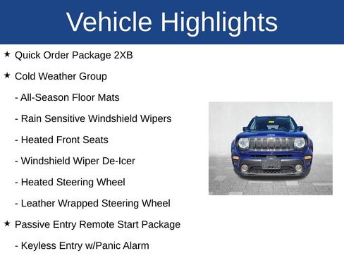 Used 2020 Jeep Renegade Latitude w/ Cold Weather Group image 3