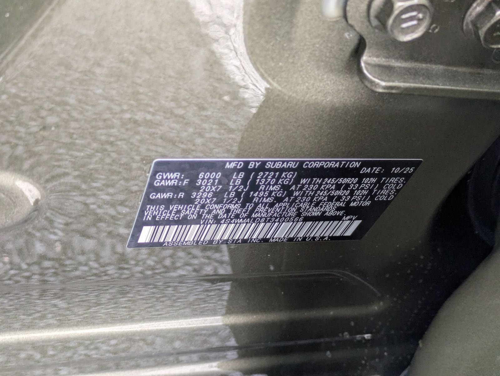New 2026 Subaru Ascent Bronze Edition AWD/4WD image 31
