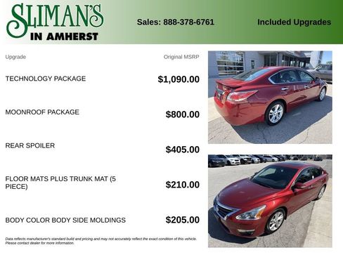 Used 2015 Nissan Altima 2.5 SL w/ Technology Package FWD image 11