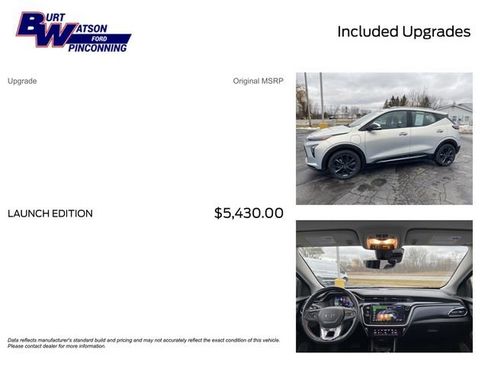 Used 2022 Chevrolet Bolt EUV Premier w/ Launch Edition image 3