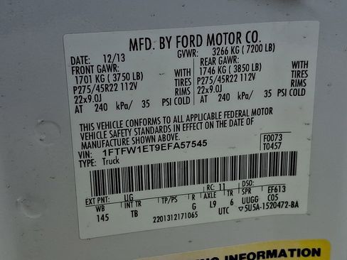 Used 2014 Ford F150 Limited image 33