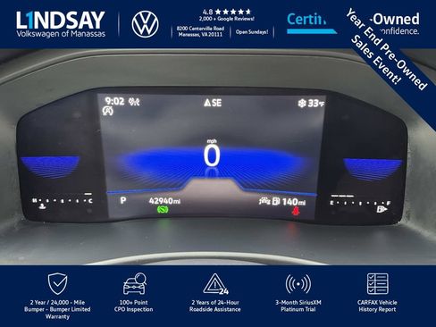 Used 2022 Volkswagen Atlas SE w/ Panoramic Sunroof Package image 25