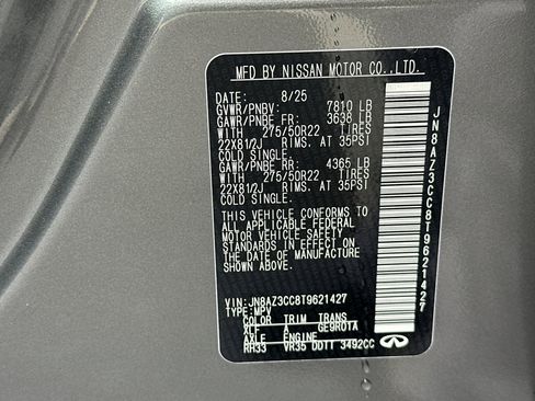 New 2026 INFINITI QX80 Autograph w/ Premium Cargo Package image 34