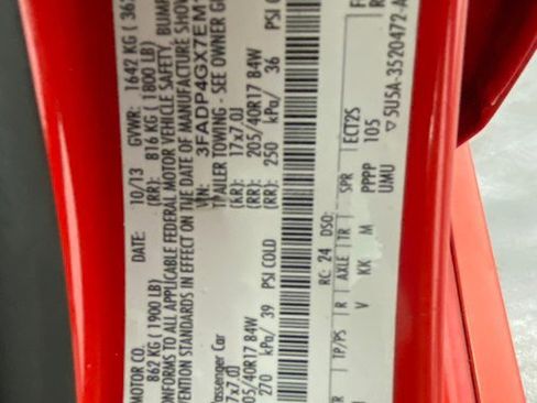 Used 2014 Ford Fiesta ST w/ ST Recaro Package image 52