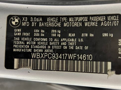 Used 2007 BMW X3 3.0si image 20