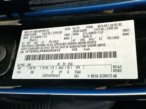 Used 2025 Ford F150 STX w/ Equipment Group 200A AWD/4WD image 24