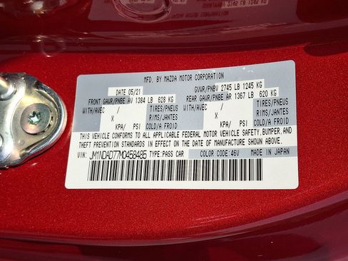 Certified 2021 MAZDA MX-5 Miata Grand Touring RWD image 30