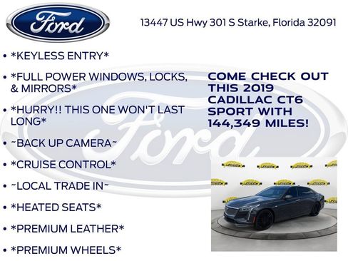 Used 2019 Cadillac CT6 Sport AWD/4WD image 10