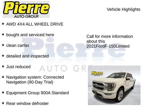 Used 2021 Ford F150 Limited AWD/4WD image 7