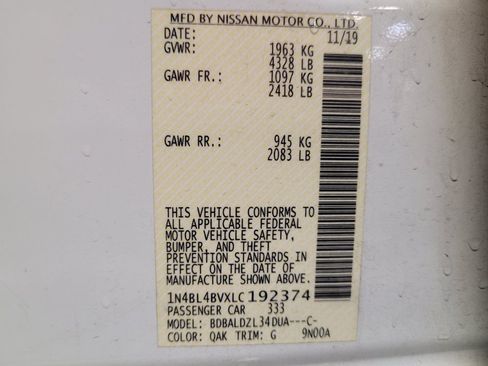 Used 2020 Nissan Altima 2.5 S FWD image 33