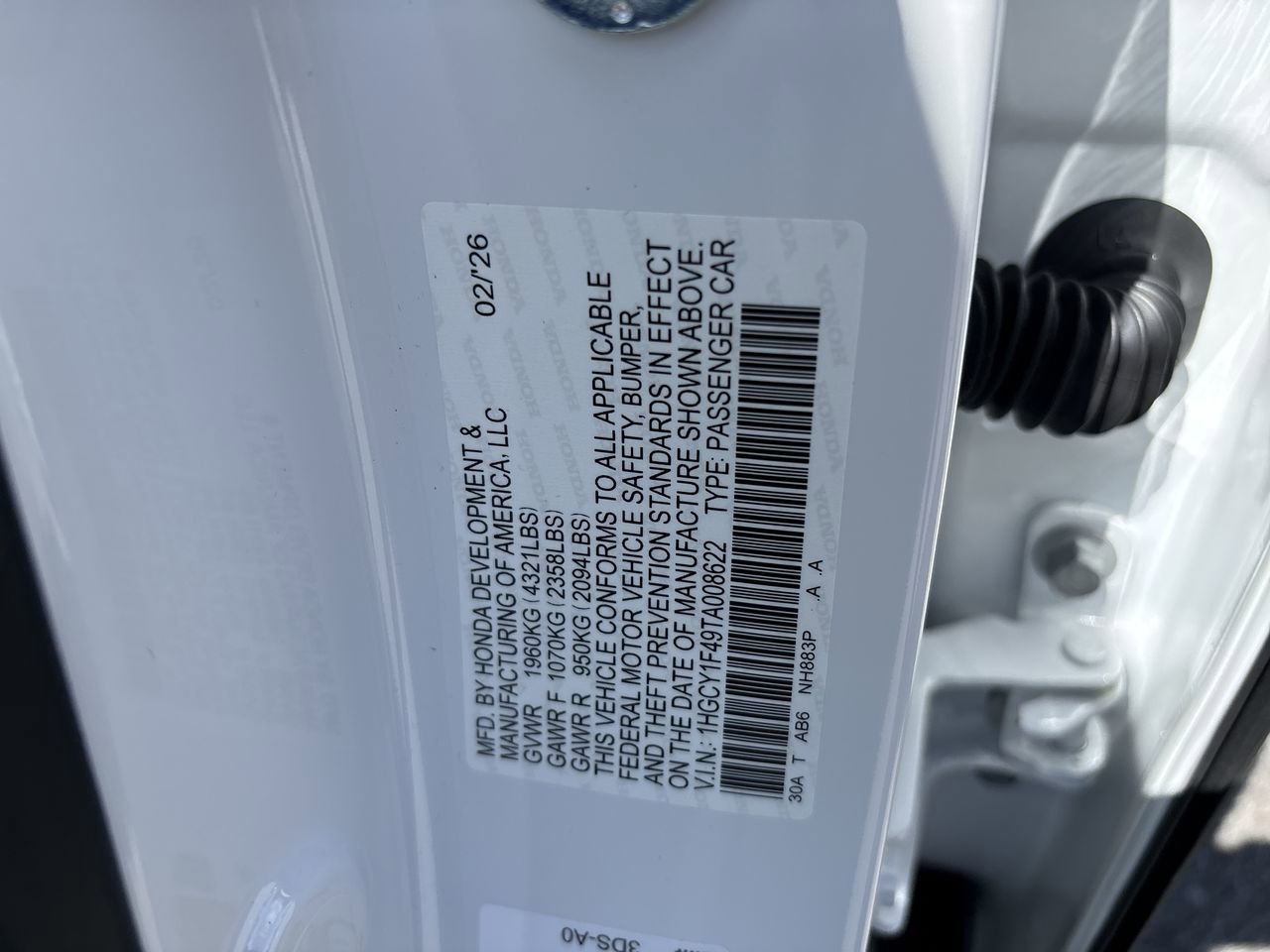 Certified 2026 Honda Accord SE image 21