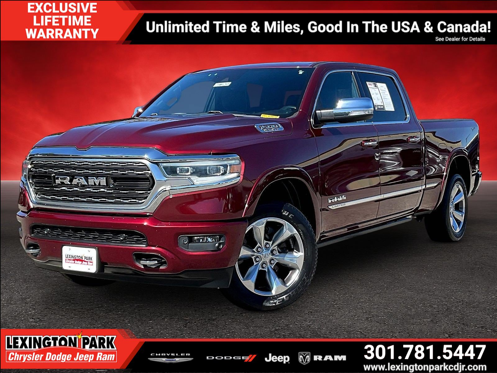 Used 2019 RAM 1500 Limited AWD/4WD image 3