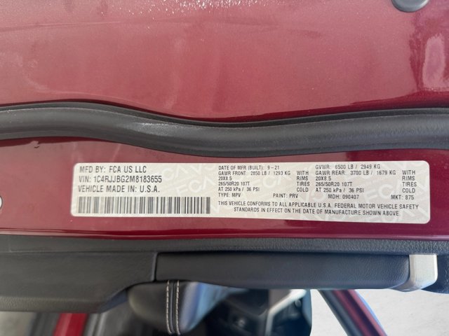 Used 2021 Jeep Grand Cherokee L Limited RWD image 28