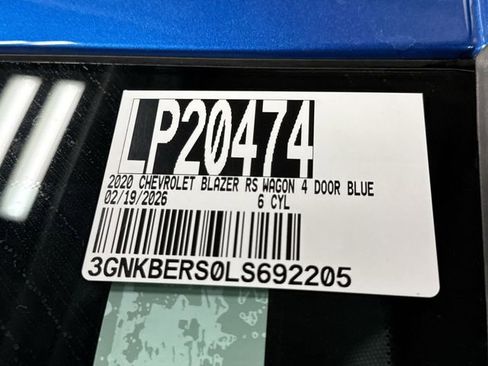 Certified 2020 Chevrolet Blazer RS image 34