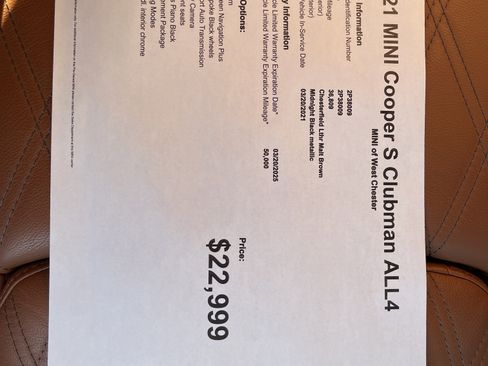 Used 2021 MINI Cooper Clubman S image 17