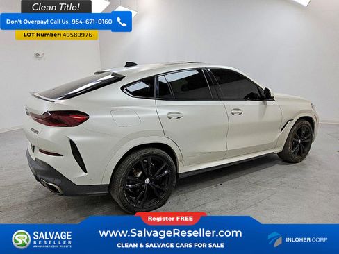 Used 2021 BMW X6 M50i w/ Executive Package AWD/4WD image 4