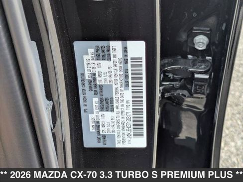 New 2026 MAZDA CX-70 3.3 Turbo S w/ Premium Plus AWD/4WD image 15