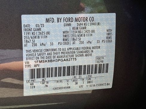 Used 2023 Ford Explorer 4WD image 20