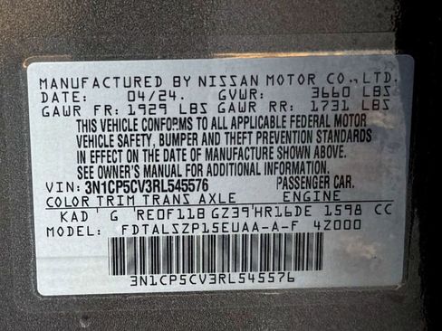 Used 2024 Nissan Kicks SV image 34