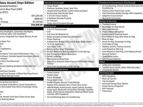 Used 2023 Subaru Ascent Onyx Edition image 4