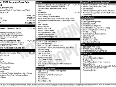 Used 2025 RAM 1500 Laramie AWD/4WD image 25