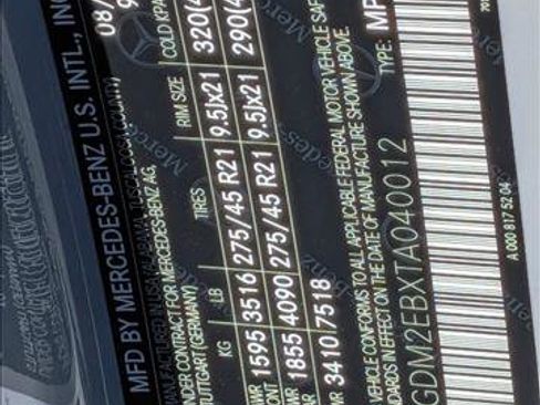 New 2026 Mercedes-Benz EQS 400 4MATIC SUV image 16