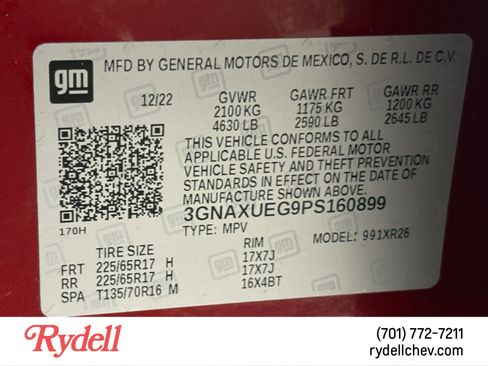 Used 2023 Chevrolet Equinox LT w/ LPO, Floor Liner Package image 22