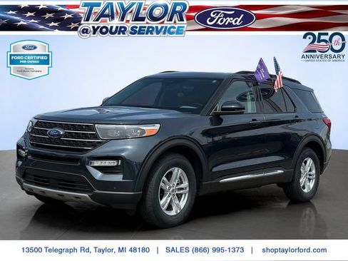 Certified 2023 Ford Explorer XLT w/ Equipment Group 202A AWD/4WD image 1