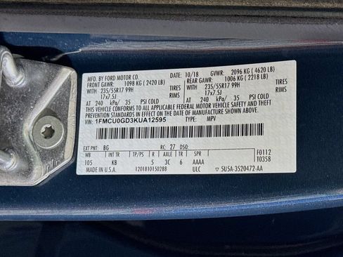 Used 2019 Ford Escape SE FWD image 30