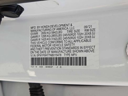 Certified 2022 Honda Pilot Black Edition image 35