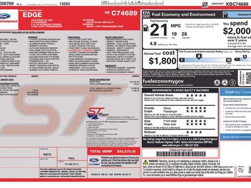 Used 2019 Ford Edge ST image 19