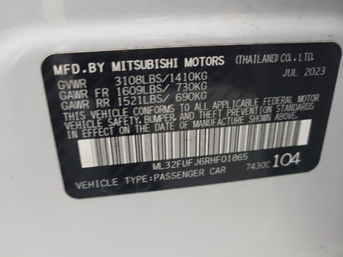 Used 2024 Mitsubishi Mirage G4 ES FWD image 33