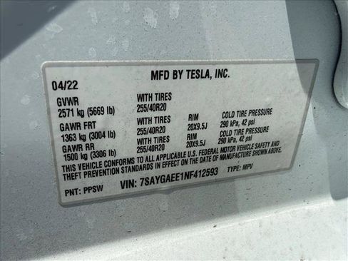 Used 2022 Tesla Model Y Long Range AWD/4WD image 20