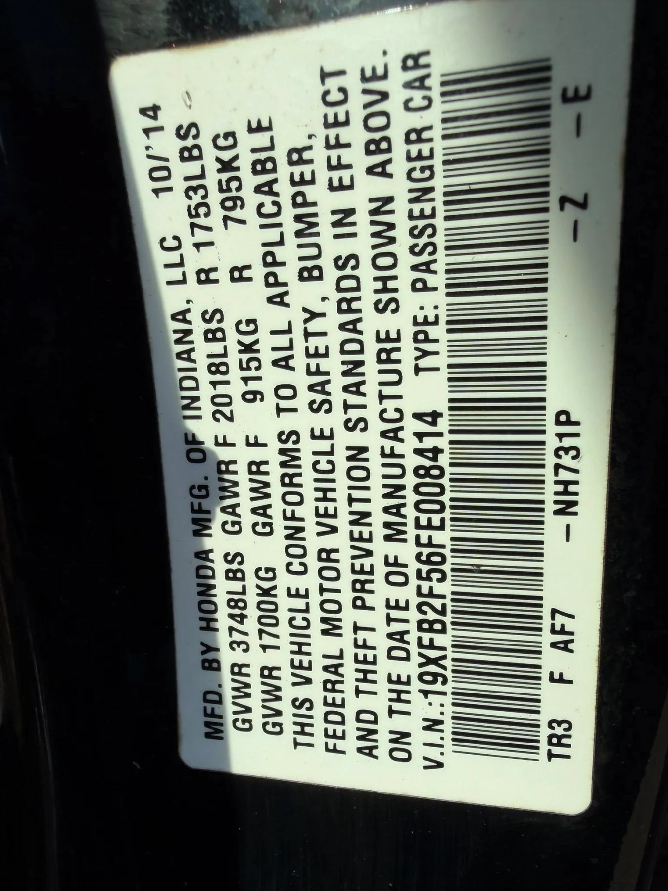 Used 2015 Honda Civic LX image 21