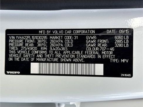 Used 2016 Volvo XC90 T6 Inscription w/ Vision Package image 26