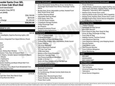 Used 2022 Hyundai Santa Cruz SEL Premium AWD/4WD image 33