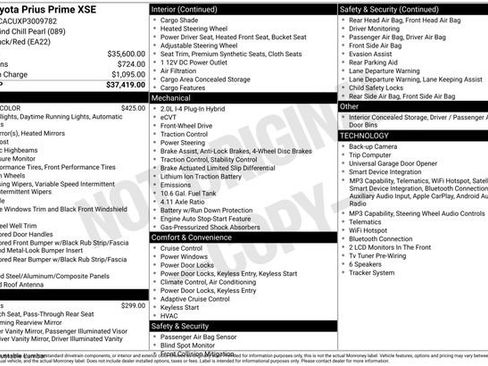 Certified 2023 Toyota Prius Prime FWD image 36