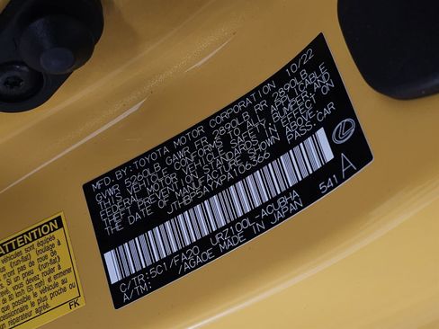 Certified 2023 Lexus LC 500 Coupe w/ Dynamic Handling Package image 37