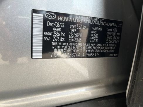 Used 2023 Hyundai Santa Fe SEL w/ Cargo Package FWD image 10
