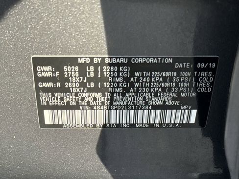 Used 2020 Subaru Outback Touring XT image 31