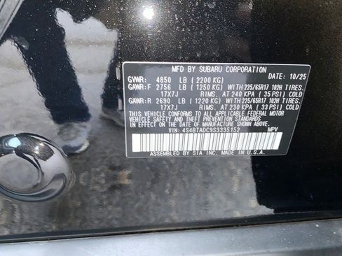 New 2025 Subaru Outback Premium w/ Popular Package #1A image 29