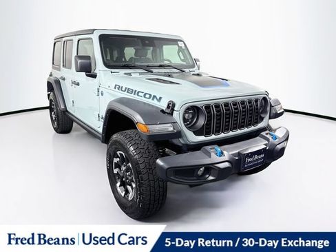 Used 2024 Jeep Wrangler Unlimited Rubicon 4xe AWD/4WD image 1